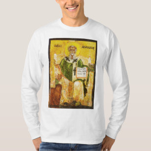 Orthodoxe icoon van Sint-Athanasius van Alexandrië T-shirt
