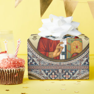 Orthodoxe icoon van Sint-Nicolaas Cadeaupapier