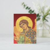  orthodoxe ikon, Angel Gabriel Briefkaart (Staand voorkant)