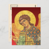  orthodoxe ikon, Angel Gabriel Briefkaart (Voorkant / Achterkant)