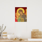 orthodoxe ikon, Angel Gabriel Poster (Keuken)