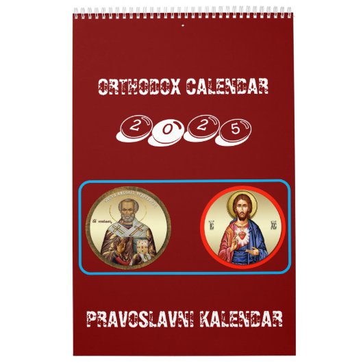 Orthodoxe kalender 2025 (Hoes)