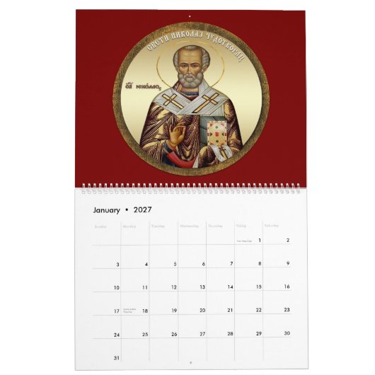 Orthodoxe kalender 2025 (Jan 2027)