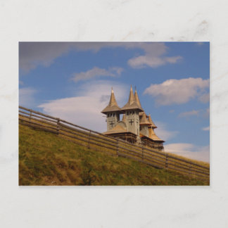 Orthodoxe kerk in aanbouw, Moldavië Briefkaart