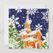 Orthodoxe kerst feestdagenkaart (Voorkant)