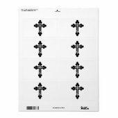 Orthodoxe kruis etiket (Full Sheet)