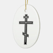 Orthodoxe kruis keramisch ornament (Links)