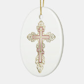 Orthodoxe kruis keramisch ornament (Links)