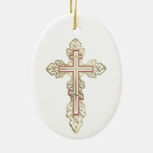 Orthodoxe kruis keramisch ornament (Achterkant)