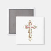 Orthodoxe kruis magneet (Voorkant / Achterkant)