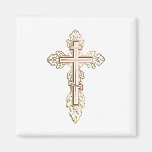 Orthodoxe kruis magneet (Voorkant)