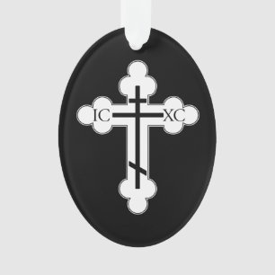 Orthodoxe kruis ornament