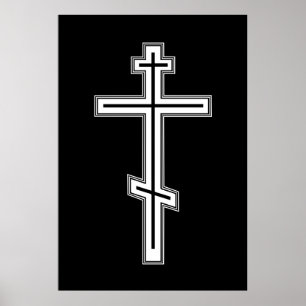 Orthodoxe kruis poster