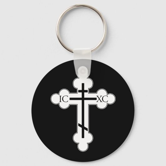 Orthodoxe kruis sleutelhanger (Voorkant)