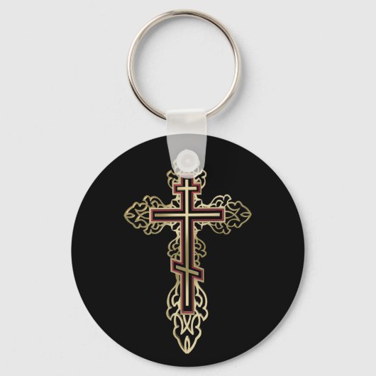 Orthodoxe kruis sleutelhanger (Voorkant)