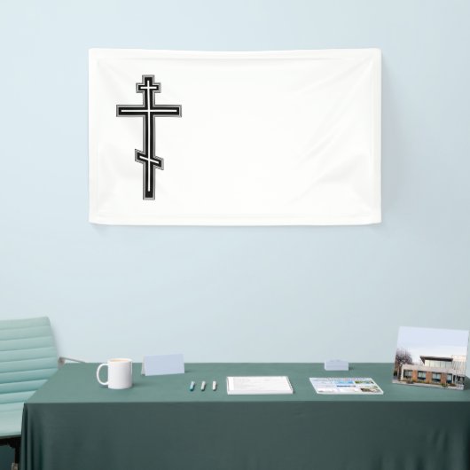 Orthodoxe kruis spandoek (Beurs)