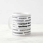 Orthographe de la tasse de récompense (Devant gauche)