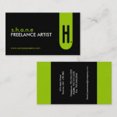 Orthographiez-le ! Cartes de visite de monogramme (Devant / Derrière)