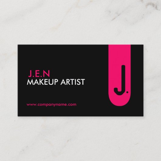 Orthographiez-le ! Cartes de visite de monogramme (Devant)