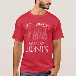 Orthopedie Game of Bones Chirurg Dokter Cadeau ret T-shirt