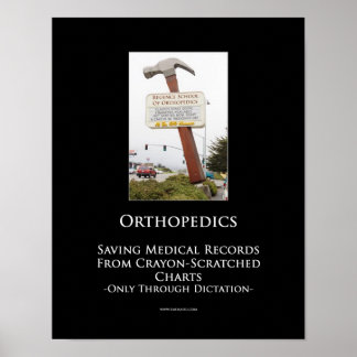 Orthopedie Motivatie Poster