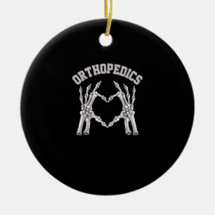 Orthopedie Skelet Hand Hart Ortho Nurse Rn Cre Keramisch Ornament