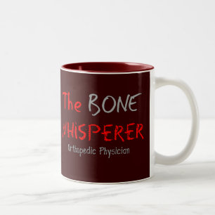 Orthopedisch arts "The Bone Whisperer" Tweekleurige Koffiemok
