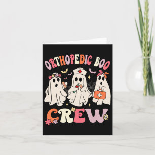 Orthopedisch Boo Crew Grappig Ortho Nursing Hallow Kaart