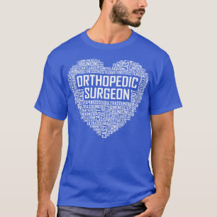 Orthopedisch chirurg hart t-shirt