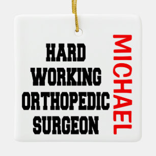Orthopedisch chirurg keramisch ornament