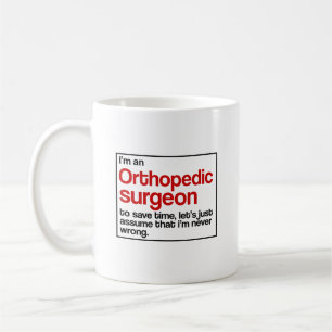 Orthopedisch chirurg koffiemok