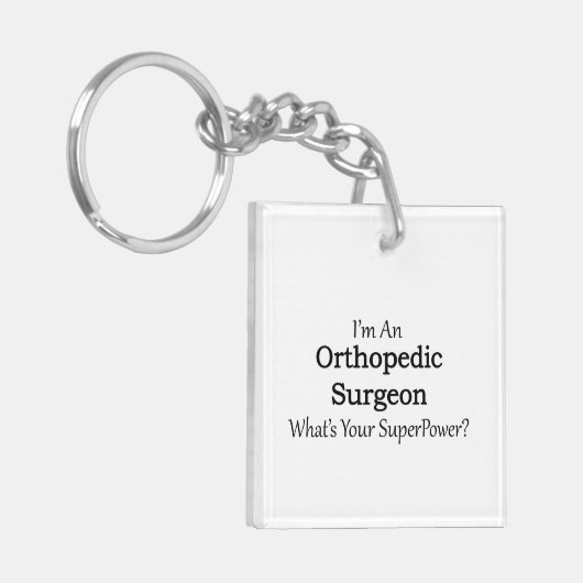 Orthopedisch chirurg sleutelhanger (Voorkant Links)