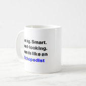 orthopedisch geluid koffiemok (Voorkant links)