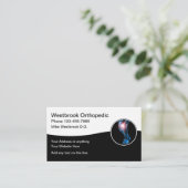 Orthopedisch Medisch Kantoor Professioneel Visitekaartje (Staand voorkant)