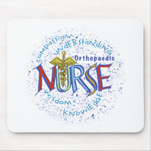 Orthopedisch Verpleegkundige Motto mousepad Muismat