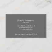 orthopedisch visitekaartje (Achterkant)