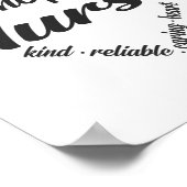 Orthopedisch zurig Word Cloud Poster (Hoek)