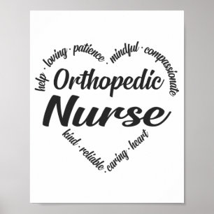 Orthopedisch zurig Word Cloud Poster