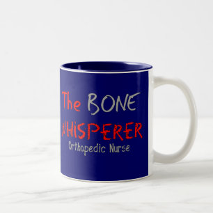 Orthopedisch zuster "DE BEENWISER" Tweekleurige Koffiemok