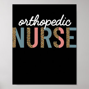 Orthopedisch zuster Leopard Cheetah Poster