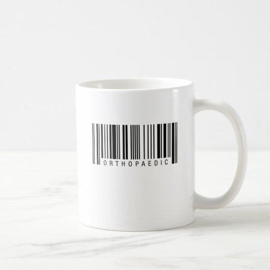 Orthopedische Barcode Koffiemok (Rechts)