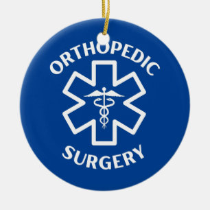 Orthopedische chirurgie Doctor Nurse Medical Caduc Keramisch Ornament