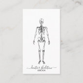 Orthopedische skeletarts visitekaartje (Voorkant)