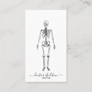 Orthopedische skeletarts visitekaartje