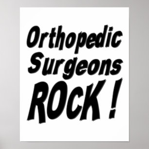 Orthopedische Surgeons Rock! Poster afdrukken
