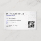 Orthopedische therapie | minimalistisch wit visitekaartje (Voorkant)