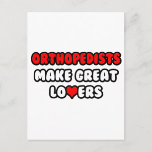 Orthopedisten zijn geliefden briefkaart
