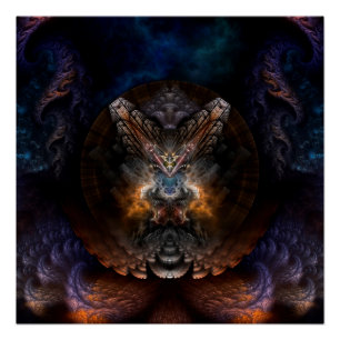 Orthricon Fractal Art parfait Poster