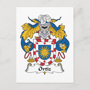 Ortiz Family Crest Briefkaart