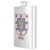 Ortiz Heraldic Shield Heupfles (Links)